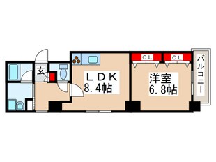 フェリーチェ国立の物件間取画像